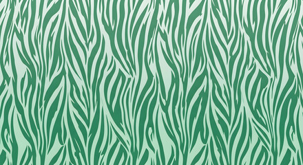 Stylish green zebra pattern with flowing stripes, perfect for backgrounds, textiles, and eye-catching designs, bringing a touch of nature and vibrant energy to any project