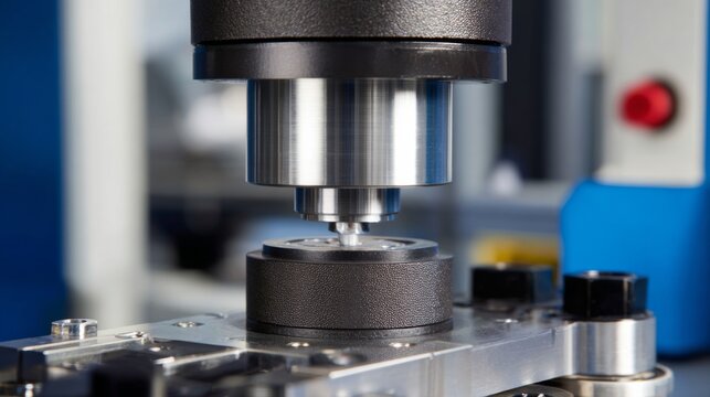 Precision machinery focusing on the intricate process of measuring and adjusting components for optimal performance in engineering applications.