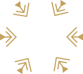 Geometric Arrow Pattern