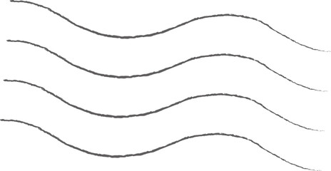 Wavy Lines Postage Stamp