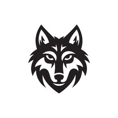 wolf head logo wolf emblem tribal crest wolf mascot animal emblem icon