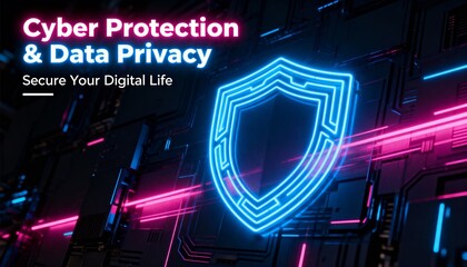 Cyber ​​security and data protection, internet network security, protect business and financial transaction data from cyber attack, user private data security encryption	