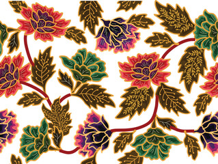 Batik Indonesian: is a technique of wax-resist dyeing applied to whole cloth, or cloth made using this technique originated from Indonesia.