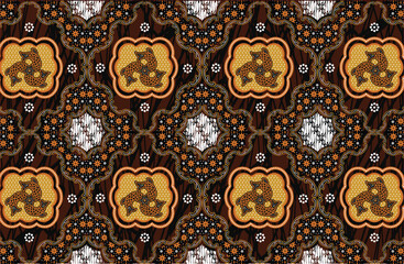 Batik Indonesian: is a technique of wax-resist dyeing applied to whole cloth, or cloth made using this technique originated from Indonesia.