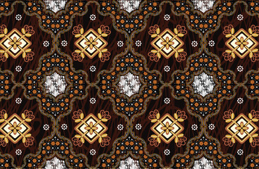 Batik Indonesian: is a technique of wax-resist dyeing applied to whole cloth, or cloth made using this technique originated from Indonesia.