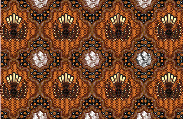 Batik Indonesian: is a technique of wax-resist dyeing applied to whole cloth, or cloth made using this technique originated from Indonesia.