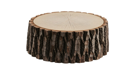 Rustic Wooden Log Cake Stand Round.