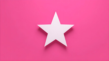 Obraz premium Pink star background