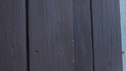 Old wood painted dark brown texture