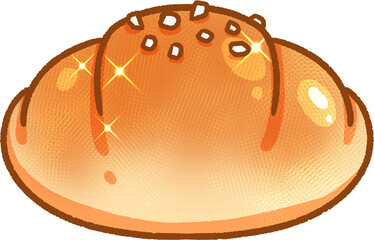 Shio Pan sanกwich illustration