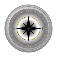compass rose navigation direction travel icon