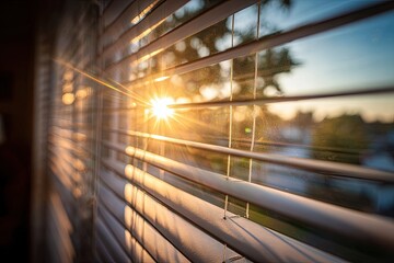 Sunlight Through Venetian Blinds