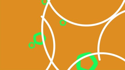 Dynamic abstract backdrop with vibrant orange and green elements, perfect for modern presentations or energetic marketing campaigns, fresh and bold