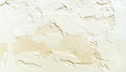 Fototapeta premium Pale Limewash Wall Texture with Cream and Beige Marbling