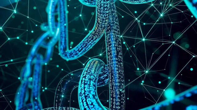 Digital chain network with binary code