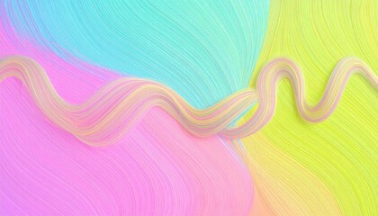 Playful Pastel Line Art on Textured Background