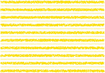 手描きのクレヨン素材　背景　横ボーダー