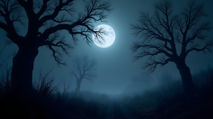 SPOOKY NIGHT BACKGROUND