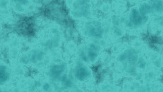 Looped animation of smooth cyan soft-textured surface representing microstructure dreamy cloudscape Light blue organic texture in seamless animated loop forming abstract cloudy and biological surface