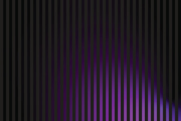 Abstract vertical lines with a gradient of purple and pink light illuminating the dark background