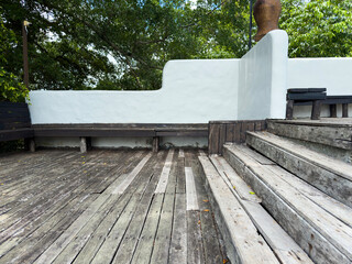 Natural resort and old wood