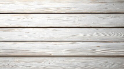 Fototapeta premium Weathered wooden planks display a distressed white painted surface texture.