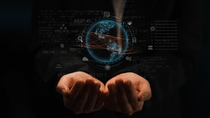 Global AI and data processing system enhances data, AI, and processing efficiency through digital network and global integration of intelligent technology Marrow