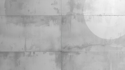 Polished Concrete Wall Texture in Light Gray Tone