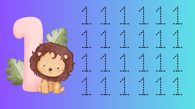 Cute animal counting worksheet for kids, numbers 1 to 10, fun educational design for preschool learning, math practice, classroom activities, printable resource for teachers and parents.