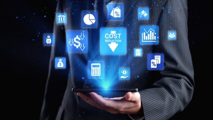 Cost reduction and cost saving through digital transformation, business cost optimization,...