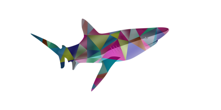 colorful kite isolated on white background