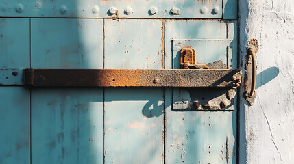 old wooden door