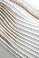 Flowing neutral textured wave pattern with soft beige shadow and minimalist layered curve composition evoking calm and balance