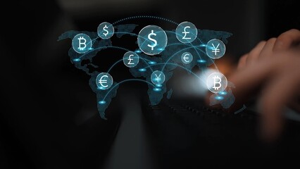 Global currency exchange enables seamless money transfer through currency, exchange, and global systems for decentralized international financial connection Marrow