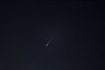 Comet C/2025 A6 (Lemmon) captured on October 29, 2025, at its perihelion — the closest point to...