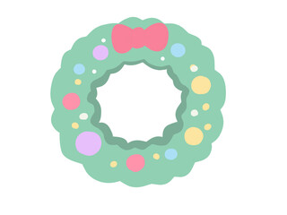 A cute Christmas wreath