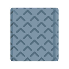 Fototapeta premium Gray Textured Rectangle with Arrow Pattern on Black Backdrop