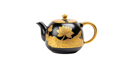 A Beautiful teapot isolated image on white bcakground