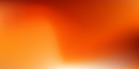 Abstract warm red orange brown gradient wallpaper. Autumn colored blurred background. Simple color.