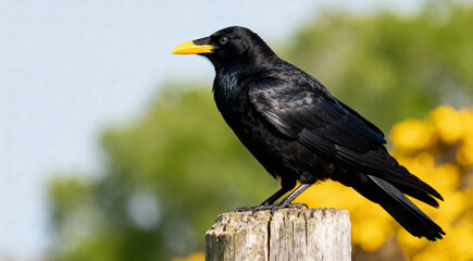 Common Raven looking for Food
