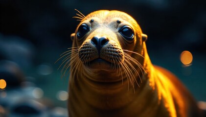 A secure and verifiable golden seal, implying protection and integrity in a digital or physical context. A sharp, geometric golden seal with a distinct holographic effect, emitting subtle iridescent