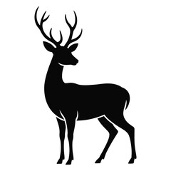 deer silhouette vector