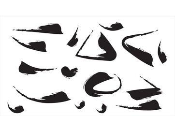 Abstract Brush Strokes Background with Colorful Paint Texture and Artistic Design