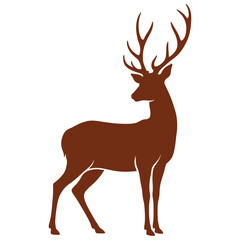 deer silhouette vector