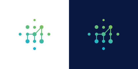 collection of initials m logo design vector illustration Very suitable for use in business consulting and technology companies	