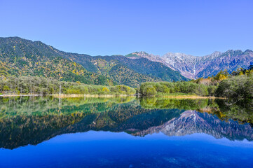 日本長野の上高地