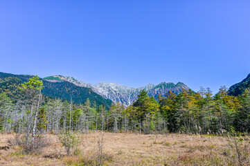 日本長野の上高地