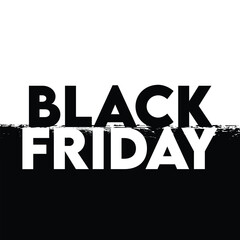 Black Friday Sale Vector Collection | Bold Brush, Grunge & Splash Text Designs for Marketing, Poster, Banner & Social Media