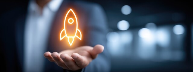 Innovative launch strategies for startups business ecosystem digital graphic modern office close-up entrepreneurship and growth mindset