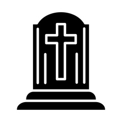 Fototapeta premium Cemetery icon
